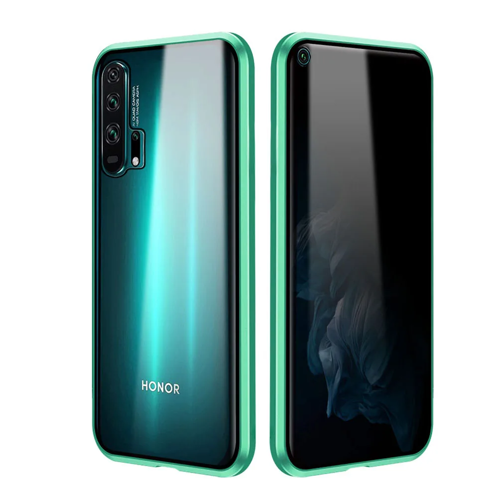 Защитный Магнитный чехол из закаленного стекла для huawei Nova 5 5T 5i Pro Honor 20 Pro 9X mate 20 X с магнитным защитным покрытием