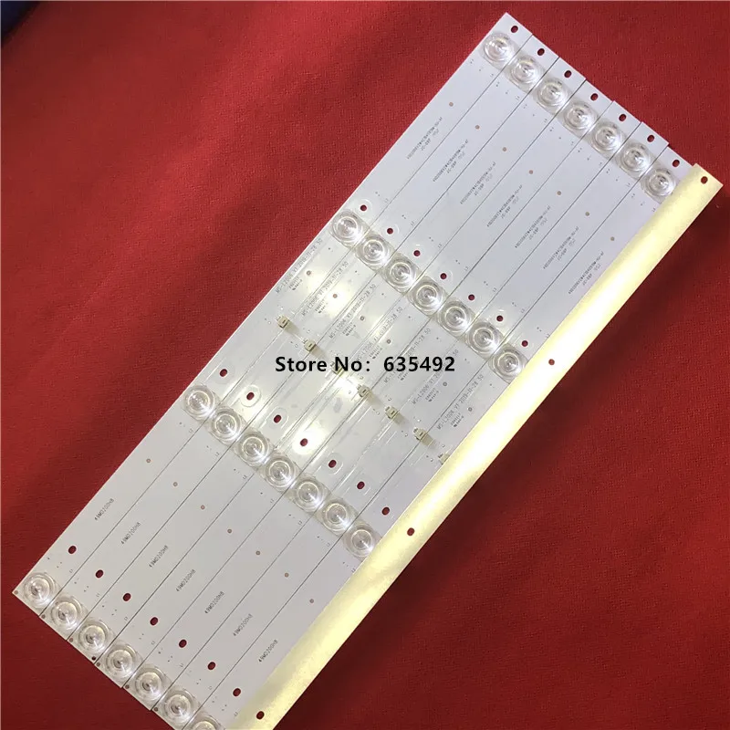 

5set LED Strip 4 lamps for CC02500D410V02 CC02500D410V07 50E20 8X4 MS-L2006 MS-L2169 JL.D49041330-105BS-M 55K50LW LED50K560