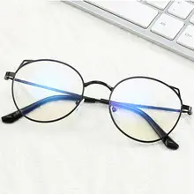 Женские очки "кошачий глаз" для близорукости, для женщин, металлическая оправа, оптические модные очки по рецепту, компьютерные очки