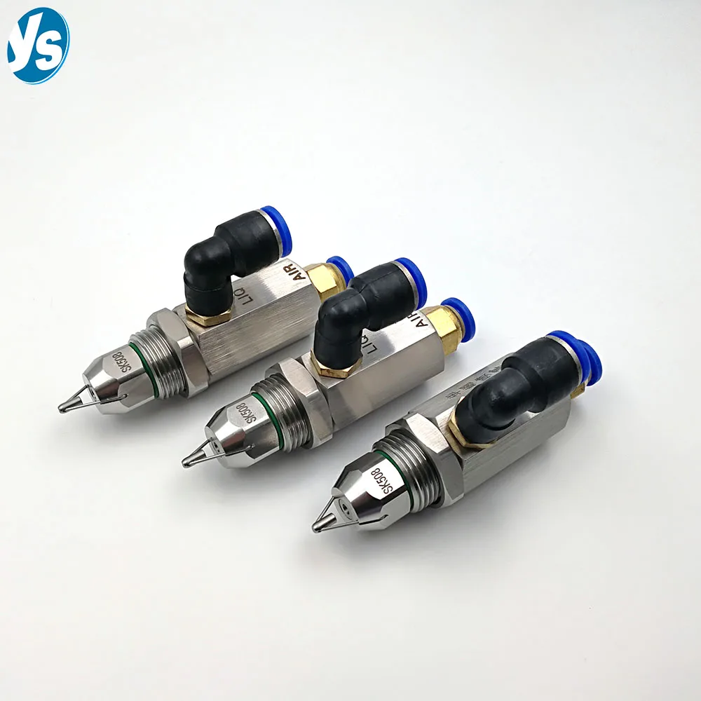 Air atomizing nozzle,ultrasonic dry fog dust control nozzle,dry mist humidifying and dust suppressing sprayer