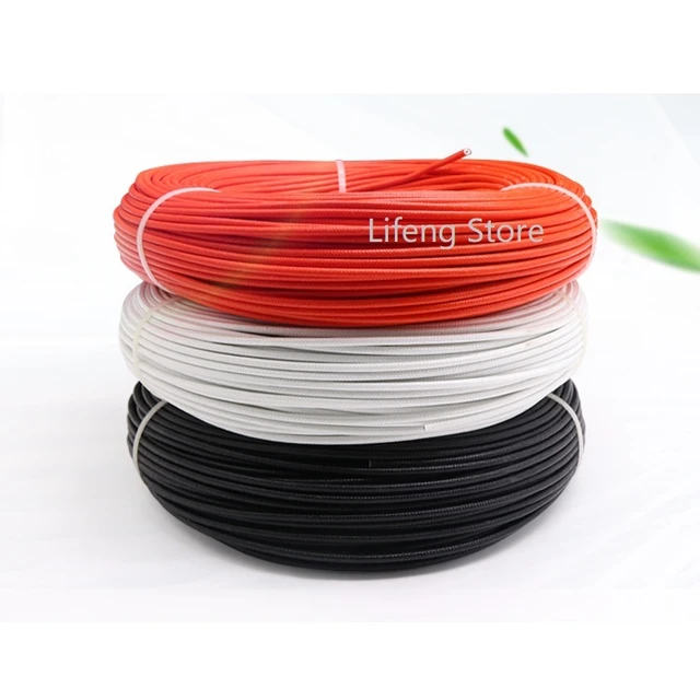 Electrical Wires - 5m Diy Wires Copper Core Red Black Od 1.3mm Cable Line  Silicone - Aliexpress