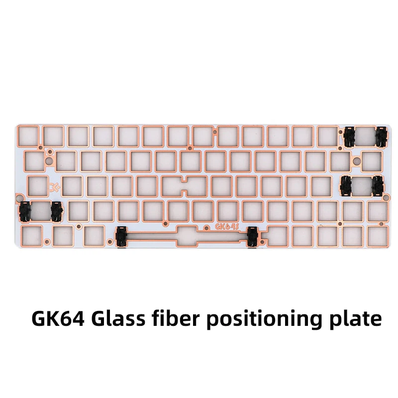 Gk61 GK64 пластина из стекловолокна для настройки механической клавиатуры корпуса