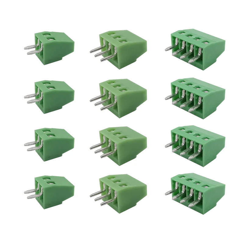 10 шт. 2 54 мм шаг 3 4Pin PCB винтовая Клеммная колодка Разъем Номинальная 150V 6A KF120 DG308 2Pin