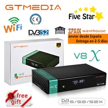 Full HD спутниковый ресивер Gtmedia V8X DVB-S2-цифра спутниковый телевизионный ресивер обновления от Gtmedia v8 nova v9 супер Поддержка H.265 Встроенный Wi-Fi нет приложения Full HD спутниковый ресивер Gtmedia V8X DVB-S2-цифра спутниковый телевизионный ресивер обновления от Gtmedia v8 nova v9 супер Поддержка H.265 Встроенный Wi-Fi нет приложения