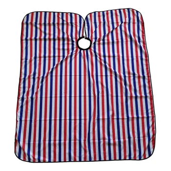 

Professional Barber Cape Haircutting Salon Stripe Apron Waterproof Anti-Static