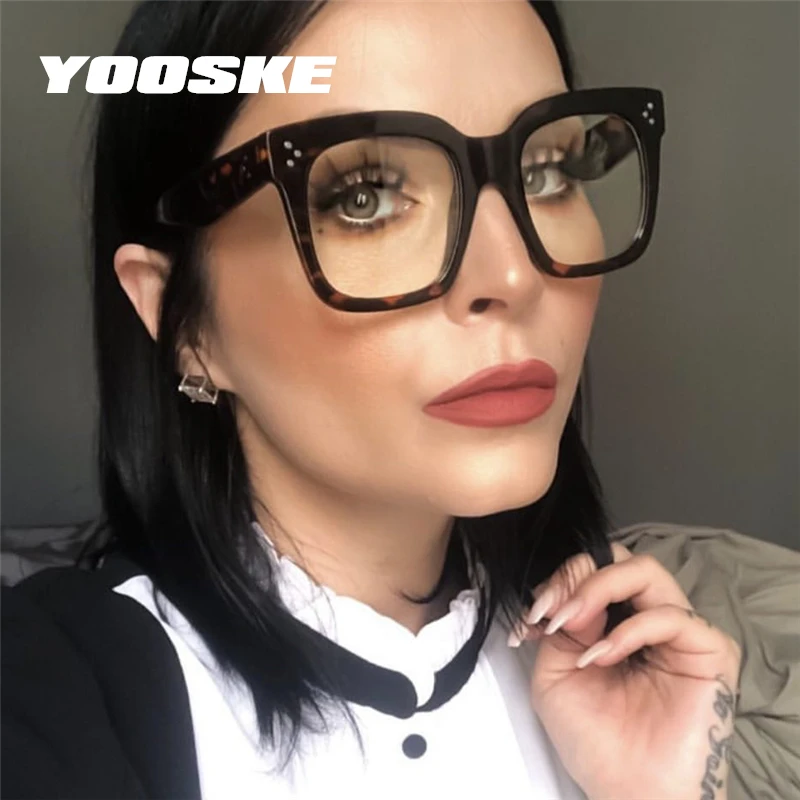 YOOSKE Transparent Glasses Frames Women Men eyeglasses frames,eyewear frames