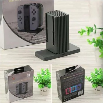 

2017 New 4 in 1 Joy-Con Storage Holder Stand Support Charging Dock Station Charger for Nintendo Switch NS Joy-Con Controller