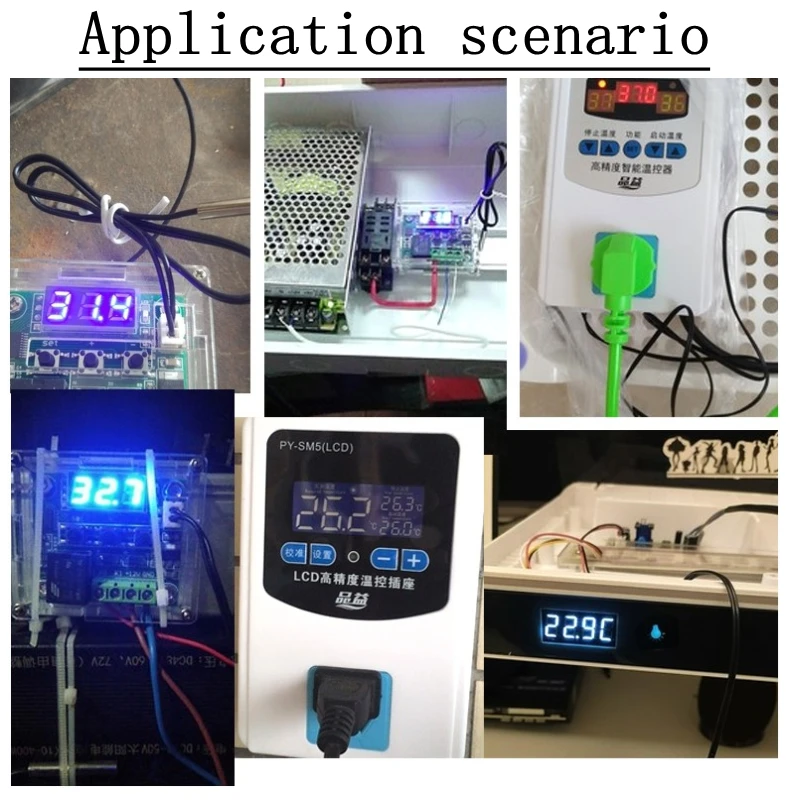 1PCS NTC Hőmérő Hőfok Érzékelő B3950 5K 10K 15K 20K 50K 100K 1% Szellőztet Végigmér Szellőztet Kondicionálás Végigmér  13/20CM