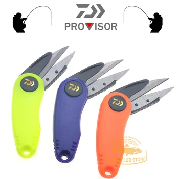 

2020 Daiwa Men's Outdoor Fishing Color Fishing Line Scissors Telescopic Crooked Fishing Scissors Portable Folding Small Scissors