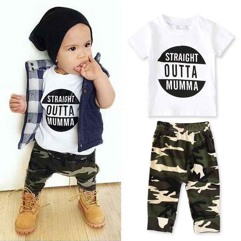 Лето 2019 комплект детской одежды для мальчиков повседневный Детский из мягкой