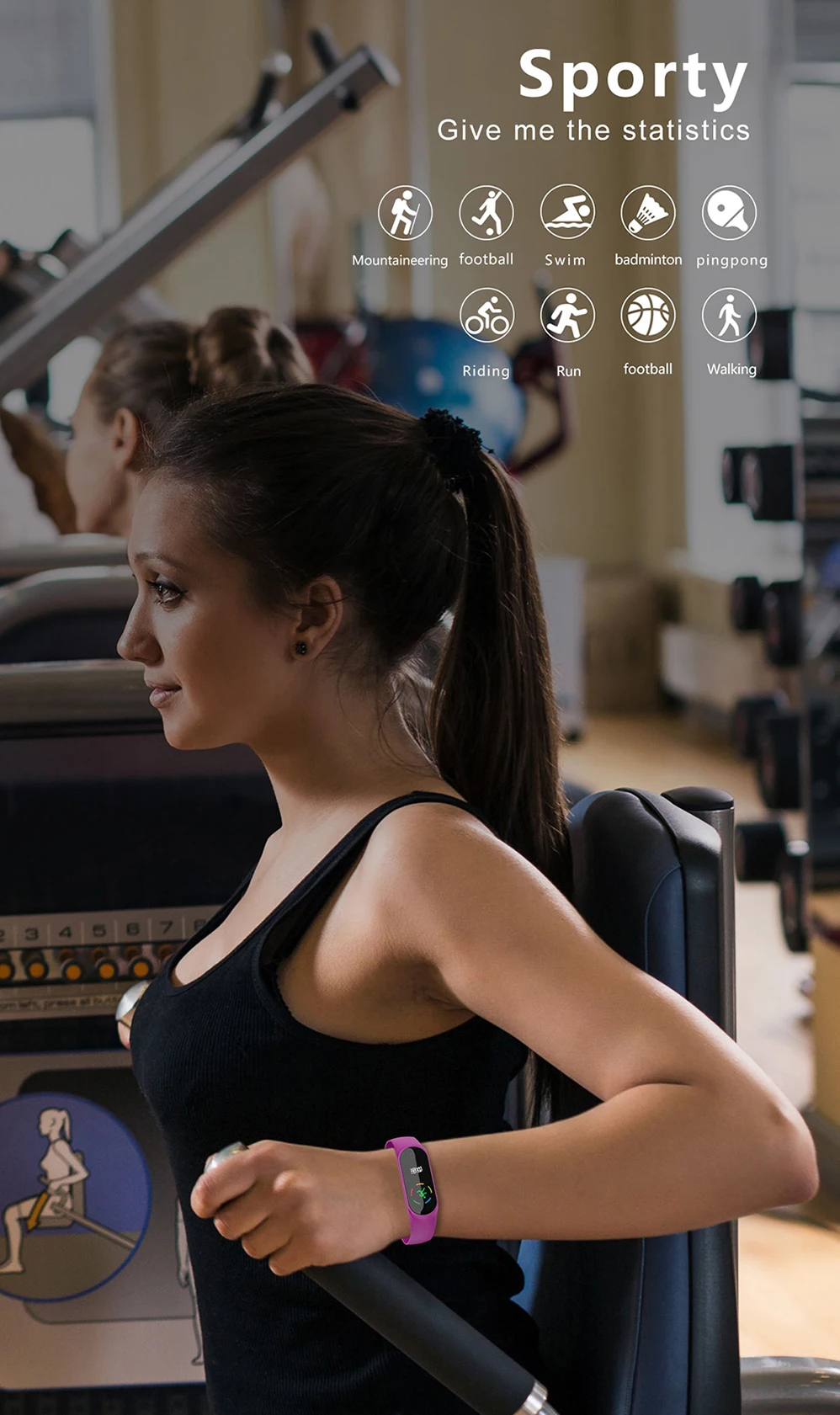 COLMI M4S смарт-Браслет Водонепроницаемый Фитнес-Браслет монитор сердечного ритма во время сна трекер спортивной активности для Android IOS телефона
