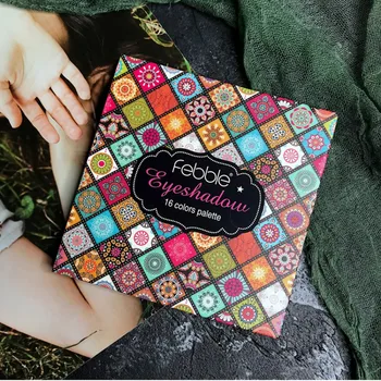 

Shimmer And Matte Eye Shadow 16 Color Rose Wet Eyeshadow Palette Long Lasting Makeup Waterproof Cosmetic