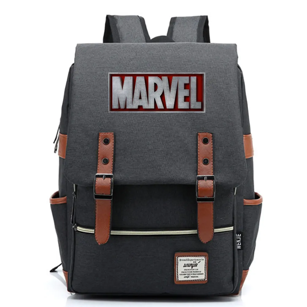 MARVEL Оксфорд рюкзаки тканевые буквы Marvel унисекс для мальчиков и девочек детский сад Школьная Сумка подростковая Детские рюкзаки