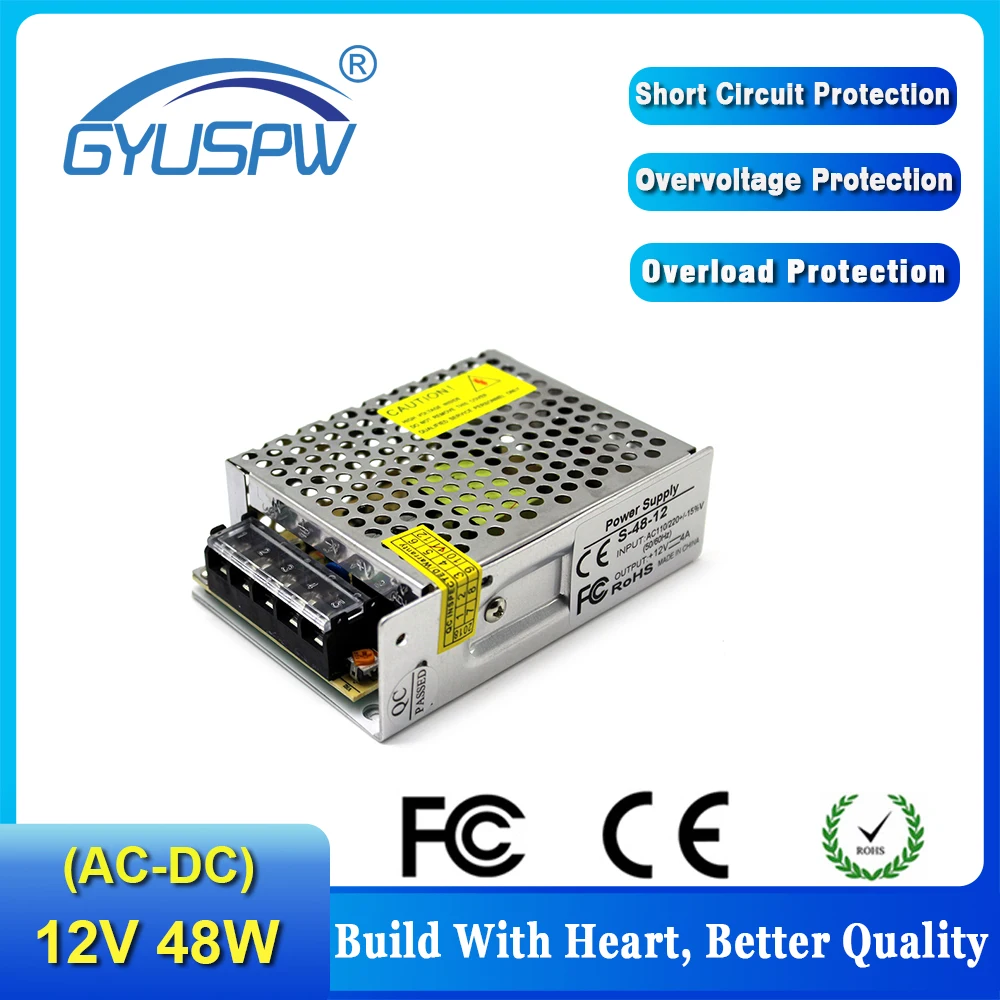 Swtiching источник питания DC12V 48 Вт электрическое оборудование и принадлежности для