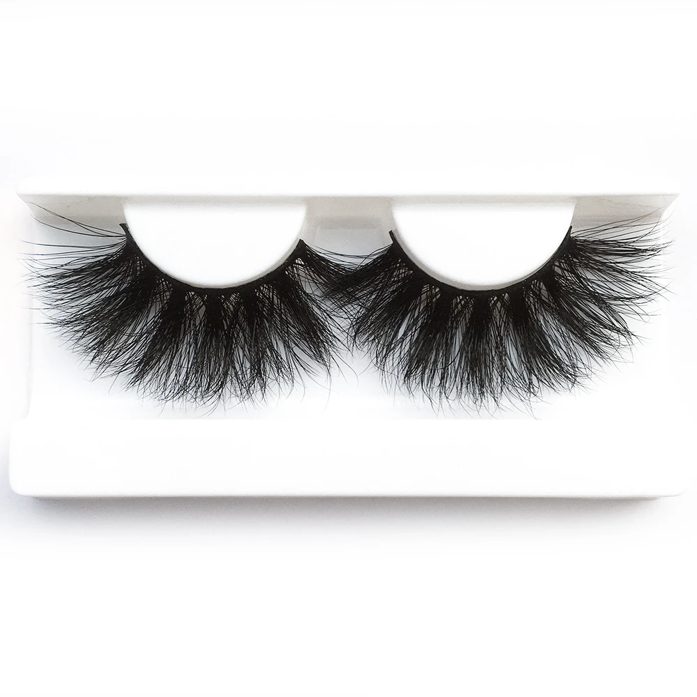 

BossGirl Lashes 25mm False Eyelashes Wholesale Thick Strip 25mm 3D Mink Lashes Custom Packaging Label Makeup Dramatic E10