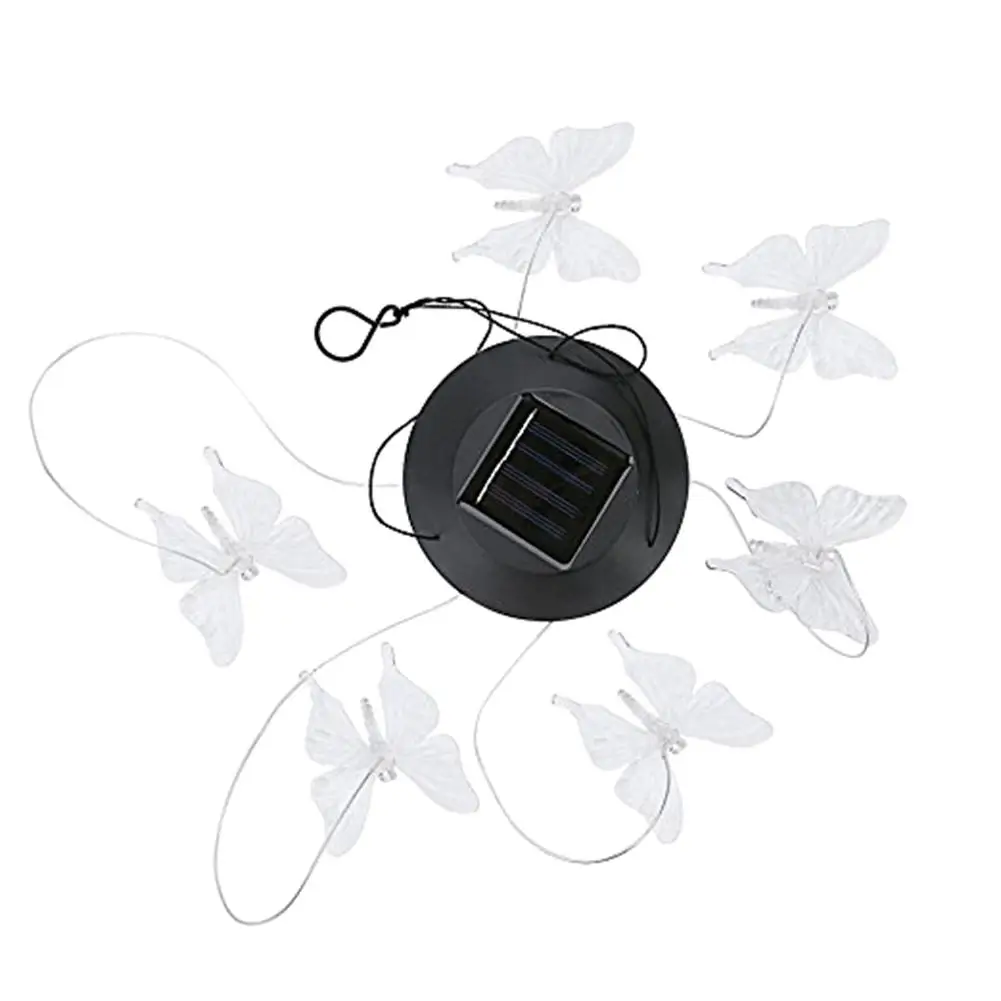 LED Solar Hummingbird Wind Chime Light Colorful Changing Moon Stars Chime Light Home Garden Hanging Lamp Room Decoration Lamp