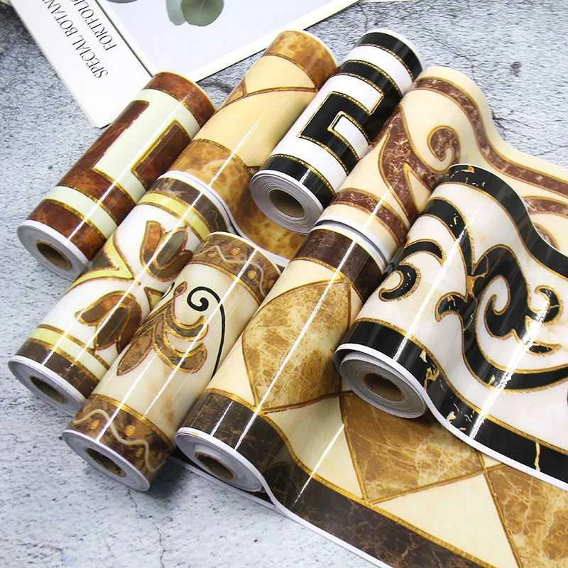 Adesivo de Fio Autoadesivo de 15cm x 500cm Linha de Contorno à Prova Dágua Resistente ao Desgaste Decoração de Chão Faixa de Cintura