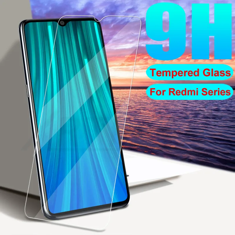 

9H HD Tempered Glass on For Xiaomi Redmi 8 8A 7 7A 6A 6 Pro K20 Note 6 7 8 Pro Screen Protector Safety Protective Glass Film