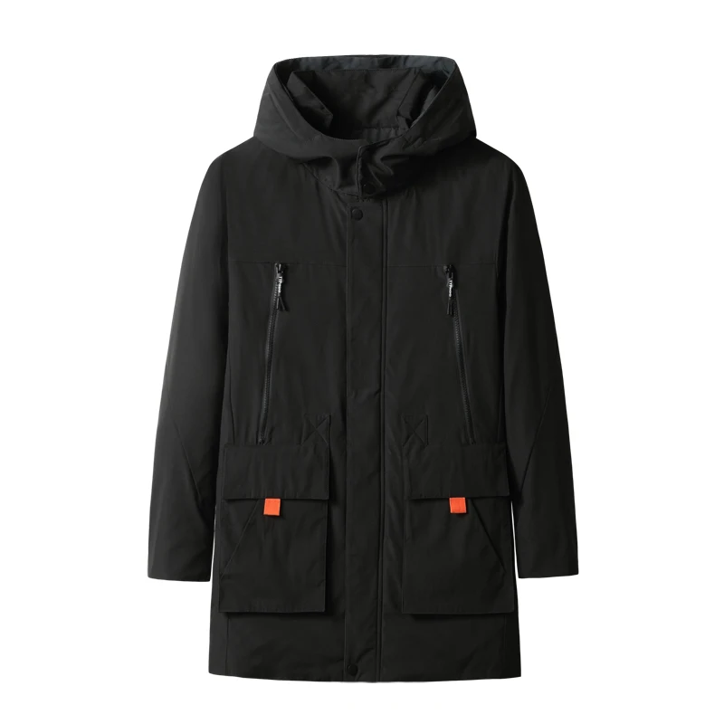 Большие размеры 8XL 7XL 6XL 5XL Youth Мужская Новая Модная хлопковая куртка длинная XL зимняя теплая плюс бархатная Толстая хлопковая куртка пальто