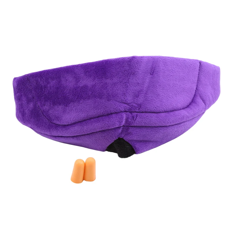 purple 3D натуральная маска для сна, для сна, для отдыха, для век, мягкая дышащая повязка, для сна, для сна, для улицы, дорожная повязка на глаза - Цвет: purple