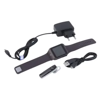 

Multi-Language GPRs Network Unisex W3 Dual-Channel Earphone Smart Watch Sport Touch Screen Wrist Watch Bluetooth Earphone Coffee