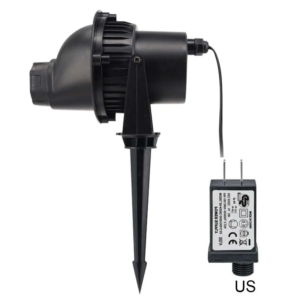 

Effect Decorative Film Projection Lamp With Remote Controller Christmas Romantic Patio Halloween Party Garden Home ABS LED 3D
