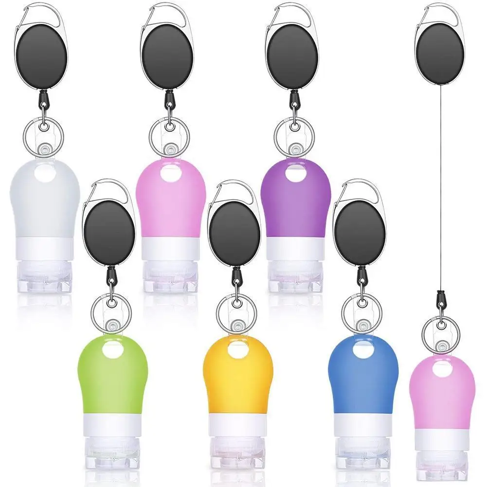 

38ml outdoor stretch buckle bottle with hole silicone bottle set one four travel bottle in empty travel bottle P9U7