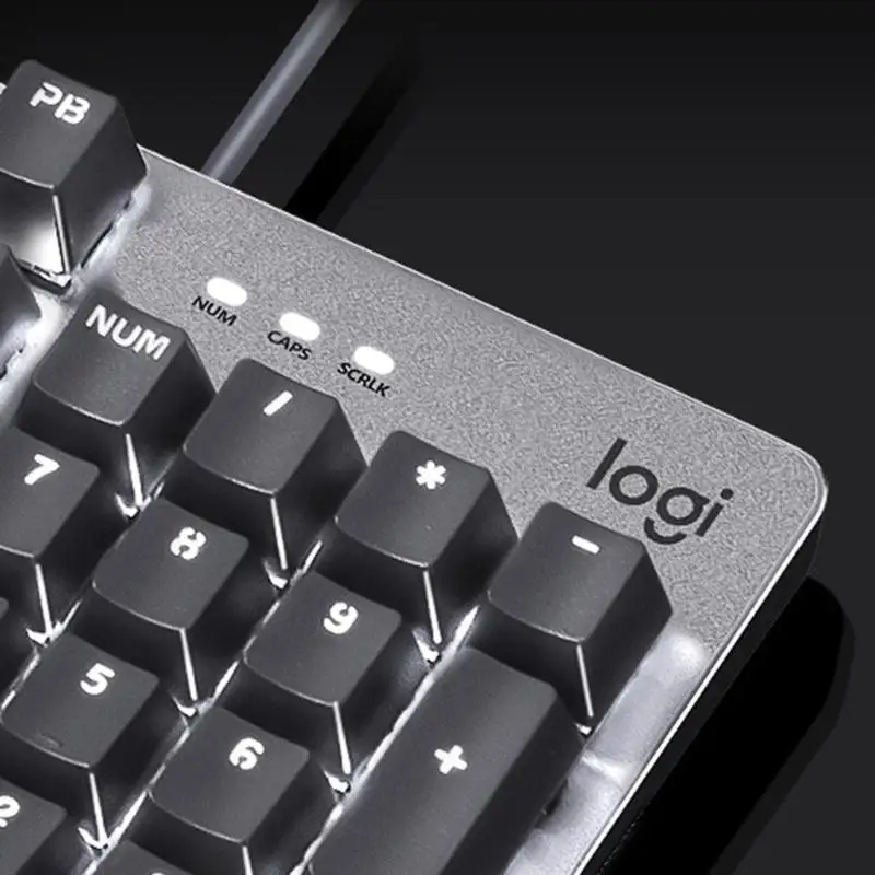 Logitech K845 104 ключи USB Проводная Подсветка Механическая игровая клавиатура для Win7/8/10 высокое качество Подсветка механическая клавиатура