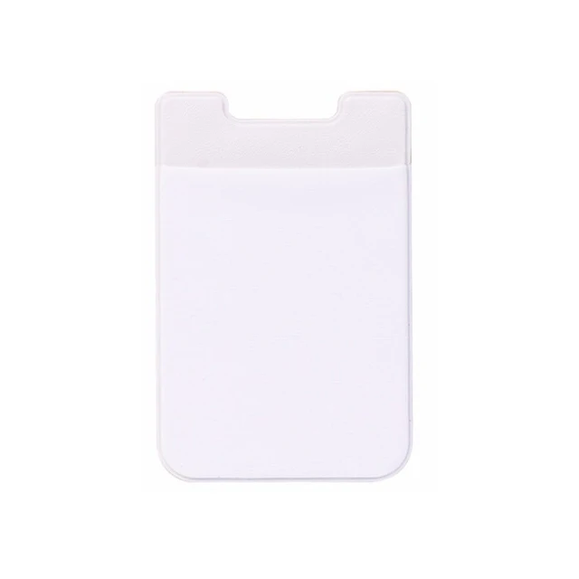 Style A White 3M двойной карман эластичный стрейч лайкра/силикон сотовый телефон ID кредитный держатель для карт наклейка Универсальный кошелек Чехол держатель для карт#50 - Цвет: Style A White