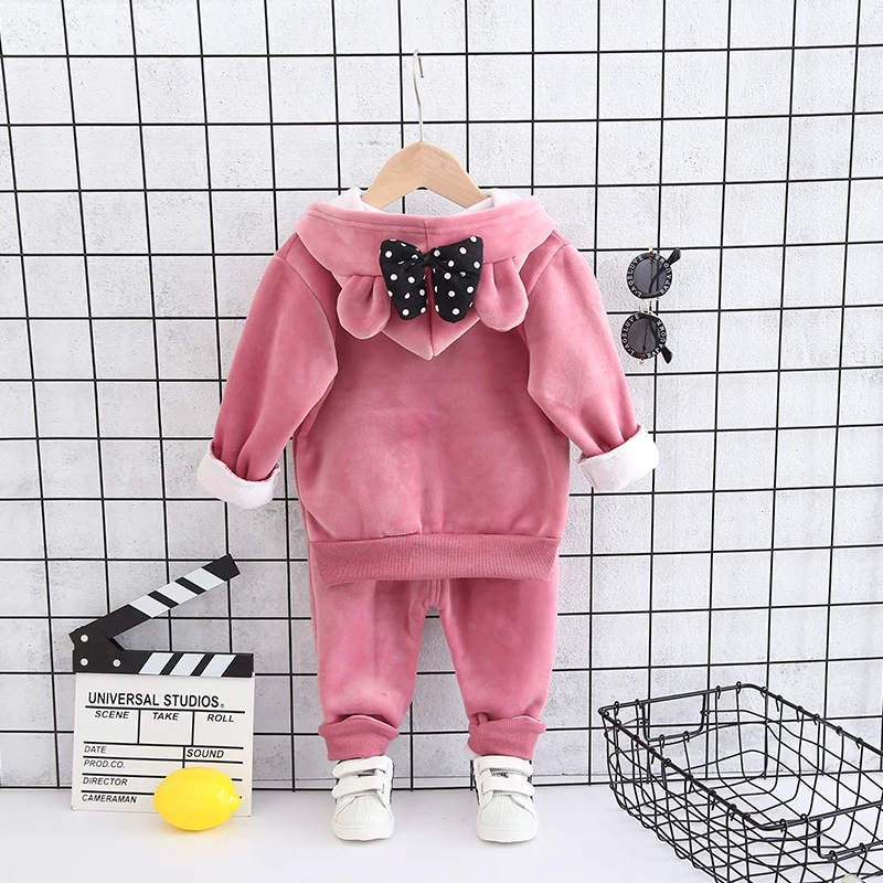 Beste Pasgeboren Meisje Warm Comfort Winter Kap Warm Hoge Kwaliteit Kinderkleding Set Herfst Mode Baby Kleding