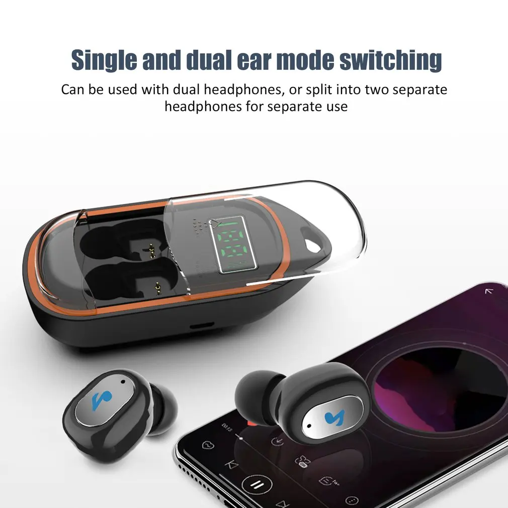 X21S TWS Bluetooth 5,0 наушники настоящая беспроводная гарнитура Мини наушники с шумоподавлением стерео наушники IPX5 водонепроницаемые