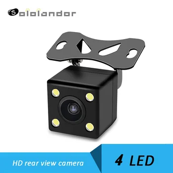 

12/24V rear view camera 4 LED high-definition universal adjustable with ruler CCD night vision waterproof car reversing camera