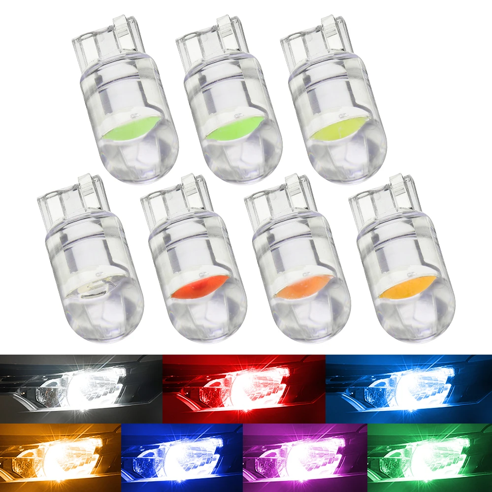 

20x T10 LED COB 6000K White W5W 168 Car Interior Lights Dome Reading Map Light
