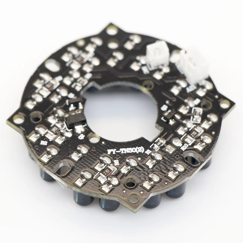 90 degrees 850nm CCTV Accessories infrared light 30 Grain IR LED board surveillance camera accessories infrared led board For Surveillance cameras night vision diameter 47mm