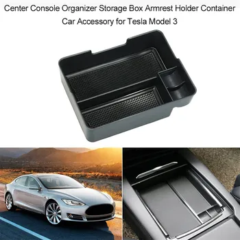 

Plastic Compartment Box for Vehicle's Central Armrest Box For Tesla MDOEL 3 Useful Car Interior Accessories Storage Box Tray