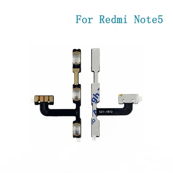 

50pcs/lot Switch Cable For Xiaomi Redmi Note5 Switch Volume Power On Off Button Key Flex Cable Replacement Parts