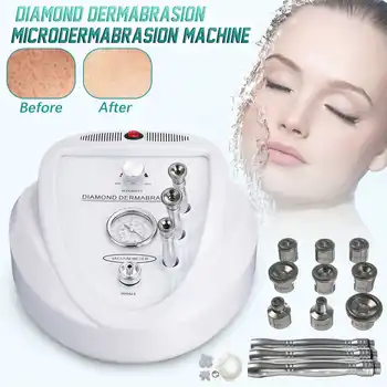 

Diamond Dermabrasion Microdermabrasion Machine With 9 Diamond Tips Blackhead Remover Deep Clean Skin Care Machine Pore Cleaner