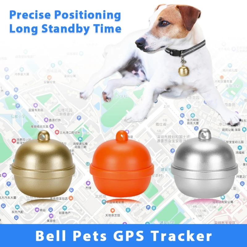 Pet Dogs Cats GPS Tracker Locator Bell Waterproof Electronic Anti-lost Tracking Device With Collar | Автомобили и мотоциклы