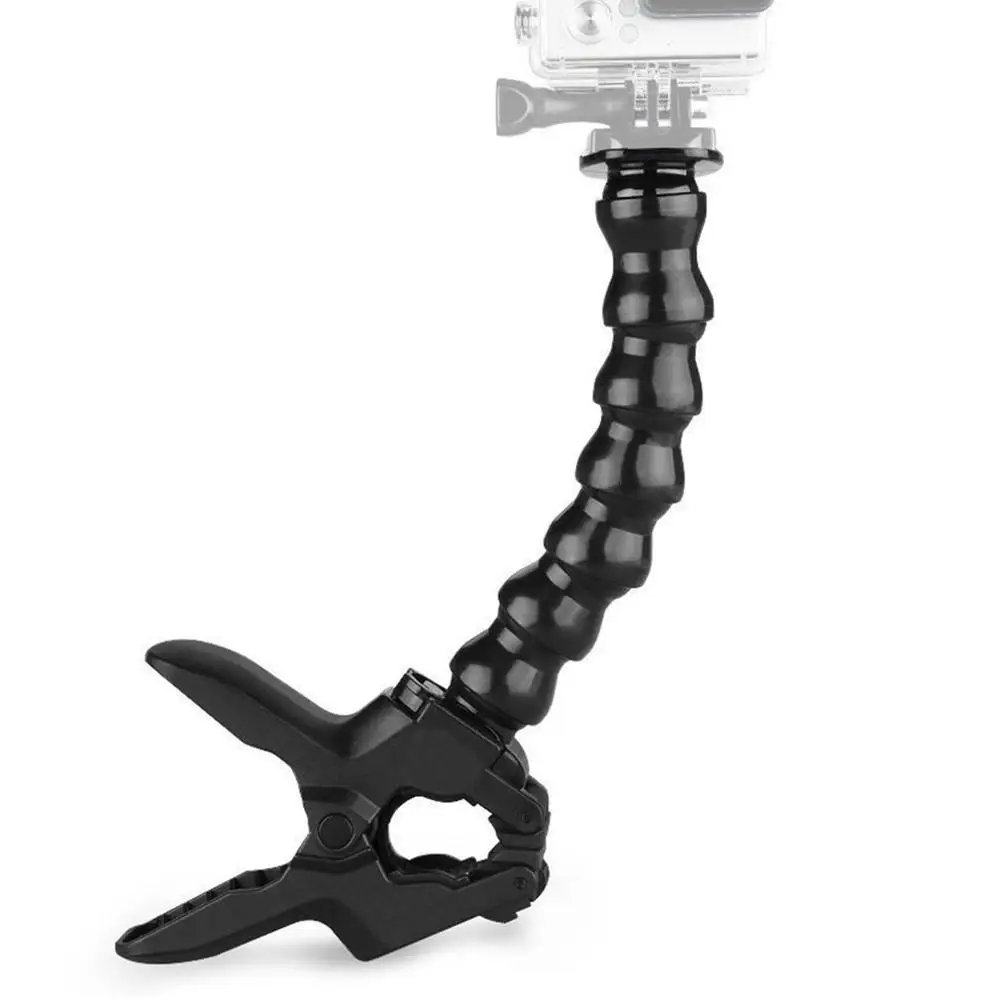 Jaws Flex Clamp Mount+ 8 суставов Регулируемая гусиная шея для Gopro Hero/7/6/5/4/3/2/1/SJ4000/SJ5000 Экшн-камера