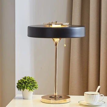 

post-modern table lamp for living room Bedroom bedside lamp iron creative decorated study nordic led table lamps