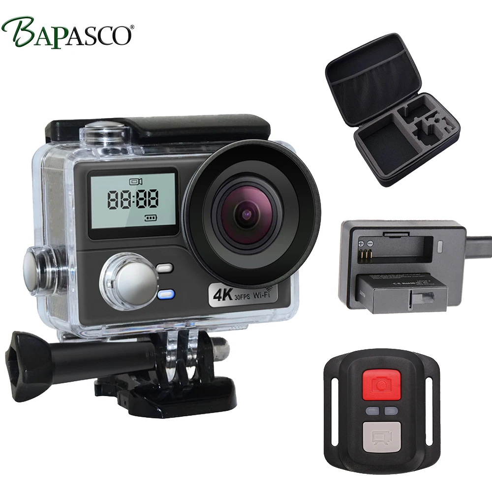 

Dual screen ultra-thin multi-function 4K motion camera wifi 2.4G remote control waterproof outdoor extreme riding sports camera