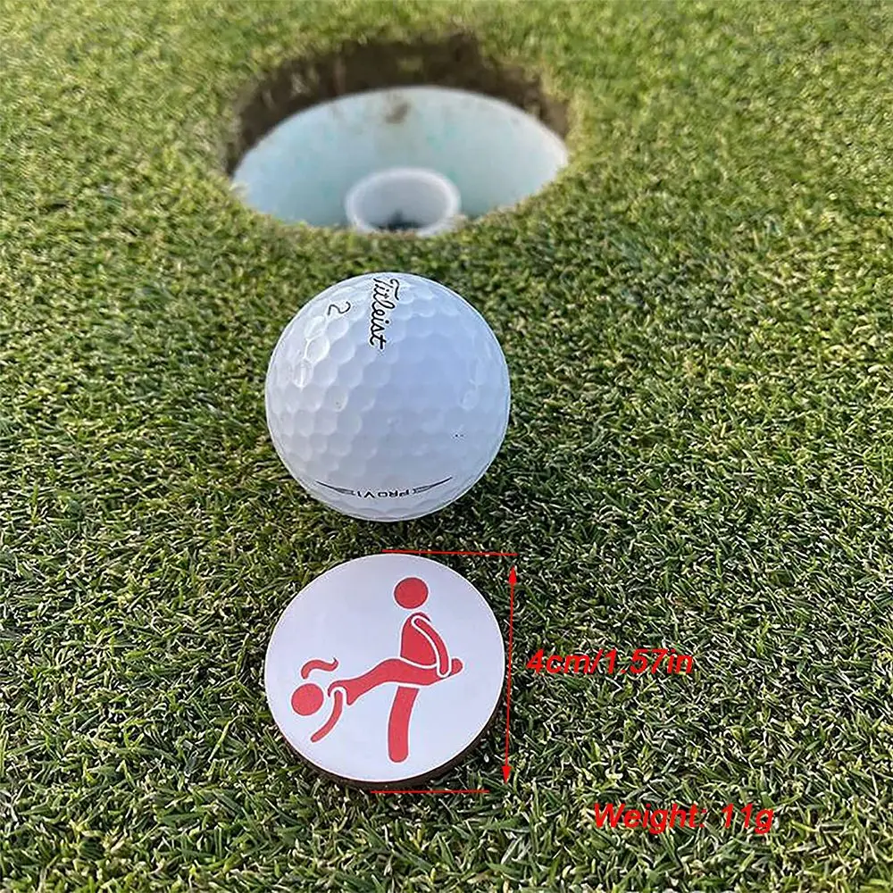 4 Golf Ball Adult Humor Golf Ball Markers Handmade Golf Accessories Funny Gift For Men - Golf - AliExpress