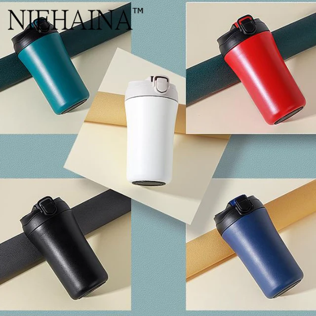 400/380 Ml Thermos Lombik Kávé Bögre Dobble Megvastagodott Nagy Autó Termosz Utazás Thermo Cup Thermosmug Ajándékok Vákuum Lombikhoz - Image 2