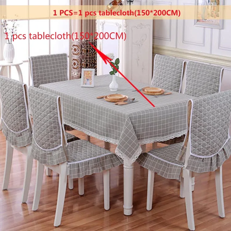 A 150x200cm-1pc 2/9/13 шт./компл. цветочный Скатерти Романтический скатерти с принтом декоративные Кухня обеденное столовое покрытие скатерти для стола, домашний декор - Цвет: A 150x200cm-1pc