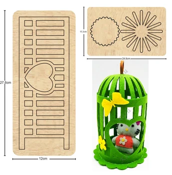 

2Pcs Christmas Lantern Package cutting dies 2020 new die cut &wooden dies Suitable for common die cutting machines on the market