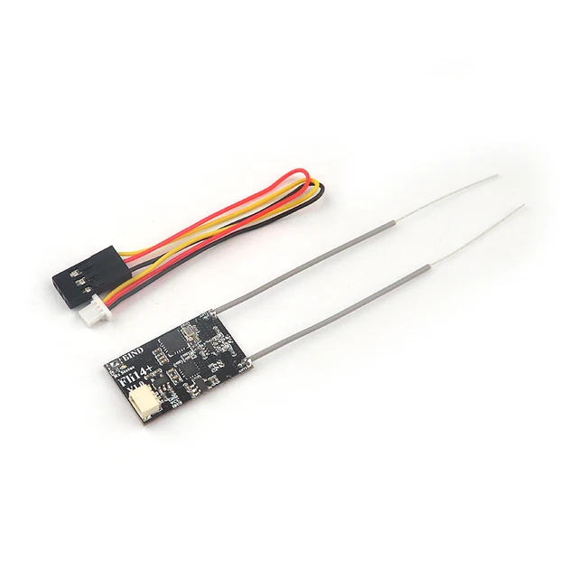 2.4G Fli14+ Receiver Compatible Flysky FS-i4 FS-i6 FS-I6X FS-i6S FS-i10 FS-iT4S with RSSI output to Betaflight OSD for FPV Drone