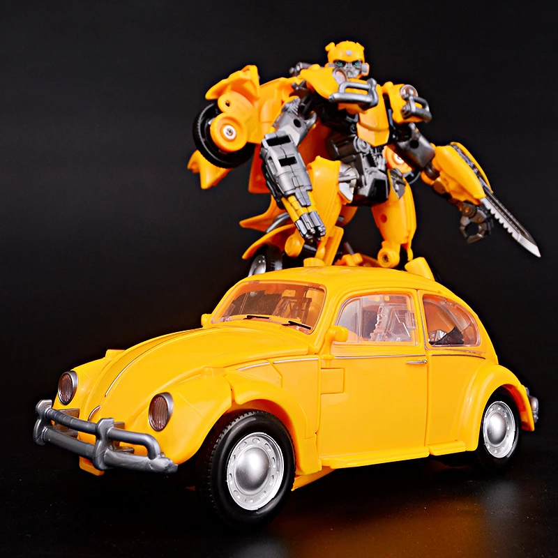 

Children Simulation Transforming Robot Deformation Yellow Kids Transformed Toy Car Diecast Model Metal Plastic Decoration Gift