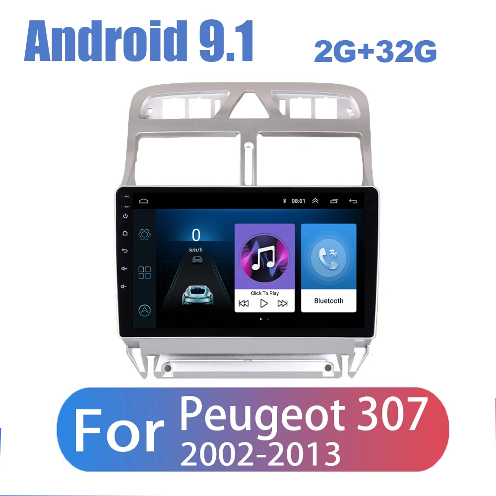 2G + 32G Android 9,1 Автомобильный мультимедийный видео плеер для Peugeot 307 307CC 307SW 2004-2013 2Din автомобильный Радио Стерео GPS навигация WIFI 2G + 32G Android 9,1 Автомобильный мультимедийный видео плеер для Peugeot 307 307CC 307SW 2004-2013 2Din автомобильный Радио Стерео GPS навигация WIFI