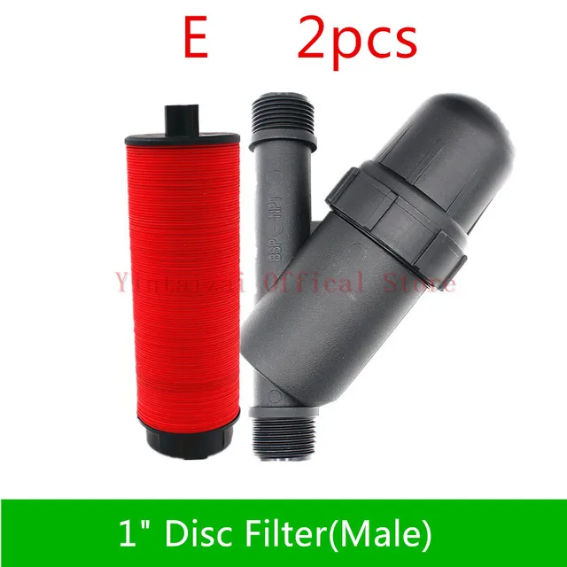 Watering Disc Filter For Greenhouse Irrigation Screen Filter Element Drip Irrigation Filter Disk Drip Irrigation Fittings E    2pcs