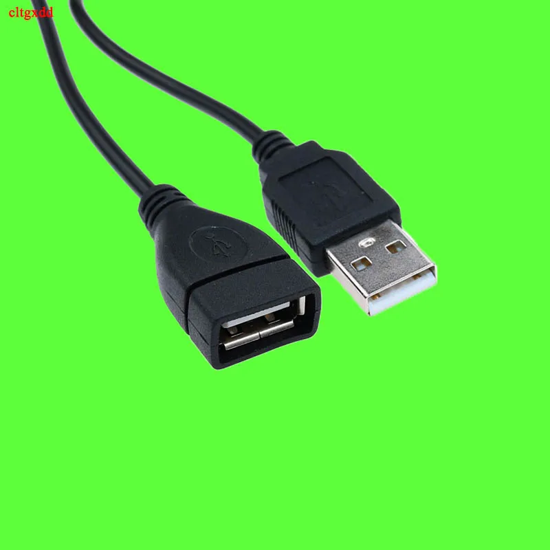 Кабель Usb 1 М, Удлинитель Кабеля Usb 2,0 На Штекер-Гнездо, Черный.